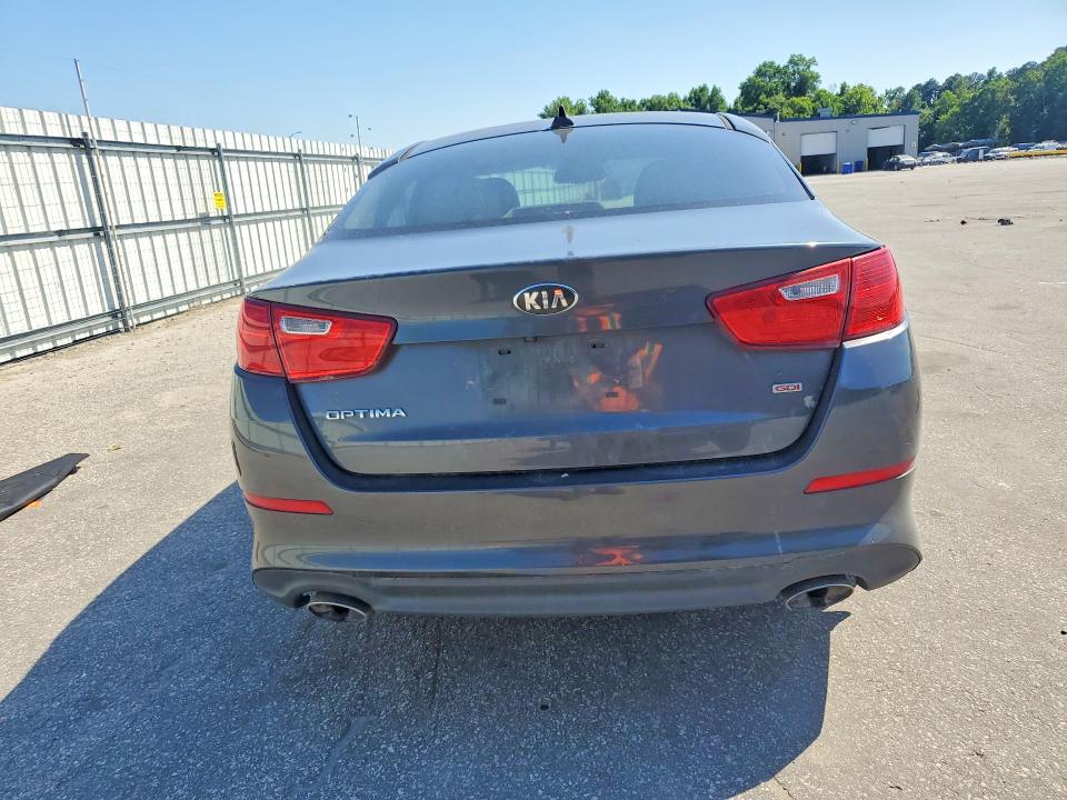 2015 Kia Optima VIN KNAGM4A71F5632262 COPART salvage auction — FRONT END, Nc - Salvage Certificate Of Title, sold $575 on 2026-07-02 (photo 6)