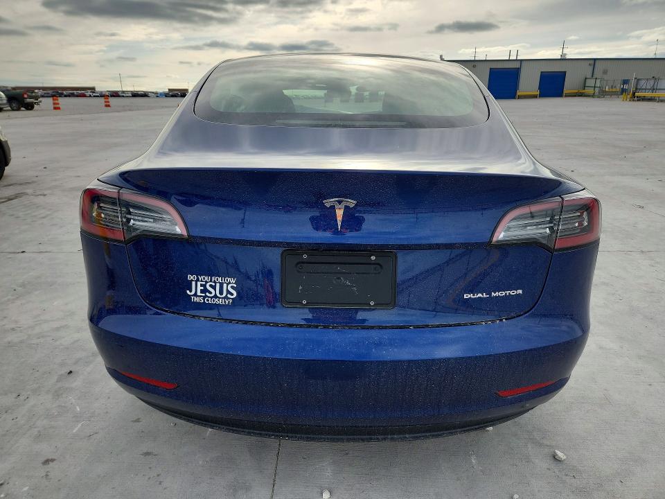 2022 Tesla Model 3 VIN 5YJ3E1EB5NF309227 COPART salvage auction — FRONT END, Tx - Salvage Vehicle Title, sold $3,100 on 2026-07-14 (photo 6)