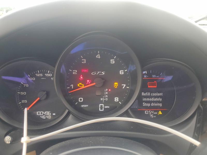 2017 Porsche Macan VIN WP1AG2A56HLB52556 COPART salvage auction — FRONT END, Ga - Cert Of Title-Salvage, sold $4,900 on 2026-07-06 (photo 9)