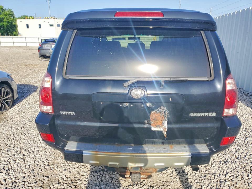 2005 Toyota 4runner VIN JTEBT14R650045980 COPART salvage auction — REAR END, MT - CERTIFICATE OF TITLE, sold $1,600 on 2026-07-17 (photo 6)