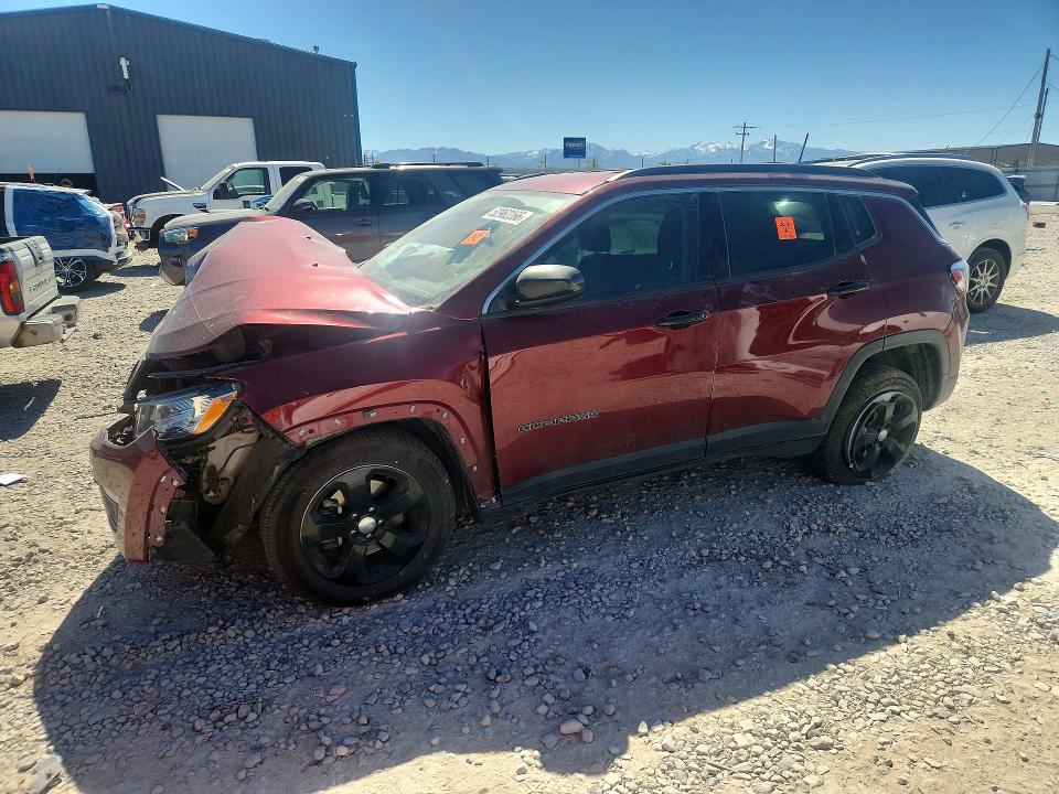 2021 Jeep VIN 3C4NJDBB6MT529700 COPART salvage auction — FRONT END, Ut - Salvage Certificate, sold $775 on 2026-07-02 (photo 1)