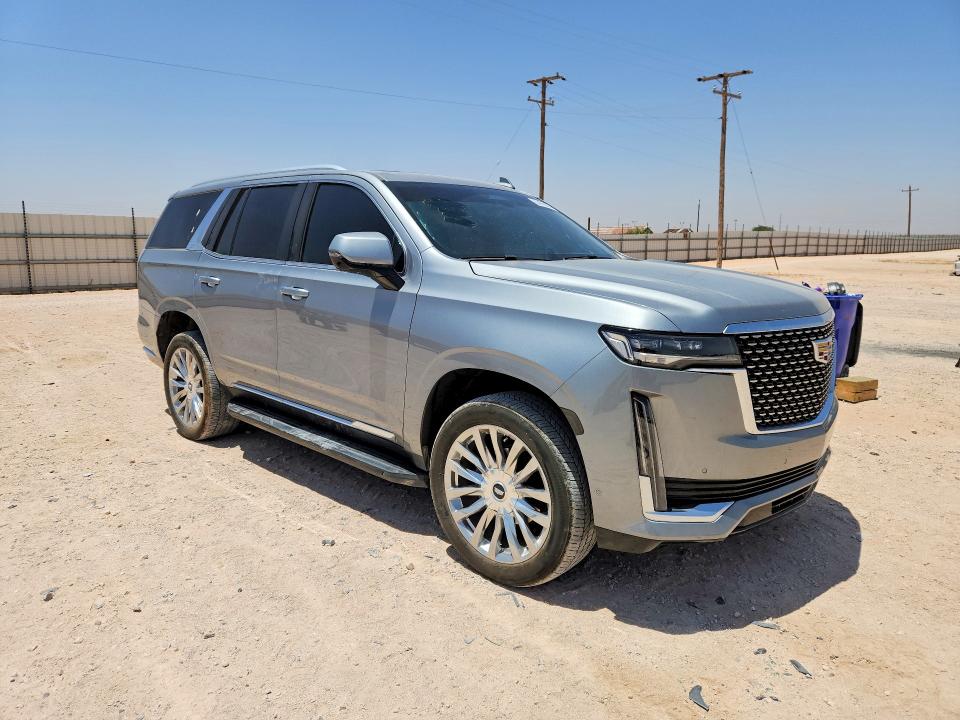 2024 Cadillac Escalade VIN 1GYS4BKL5RR317761 COPART salvage auction — SIDE, Tx - Salvage Vehicle Title, sold $32,500 on 2026-07-08 (photo 4)