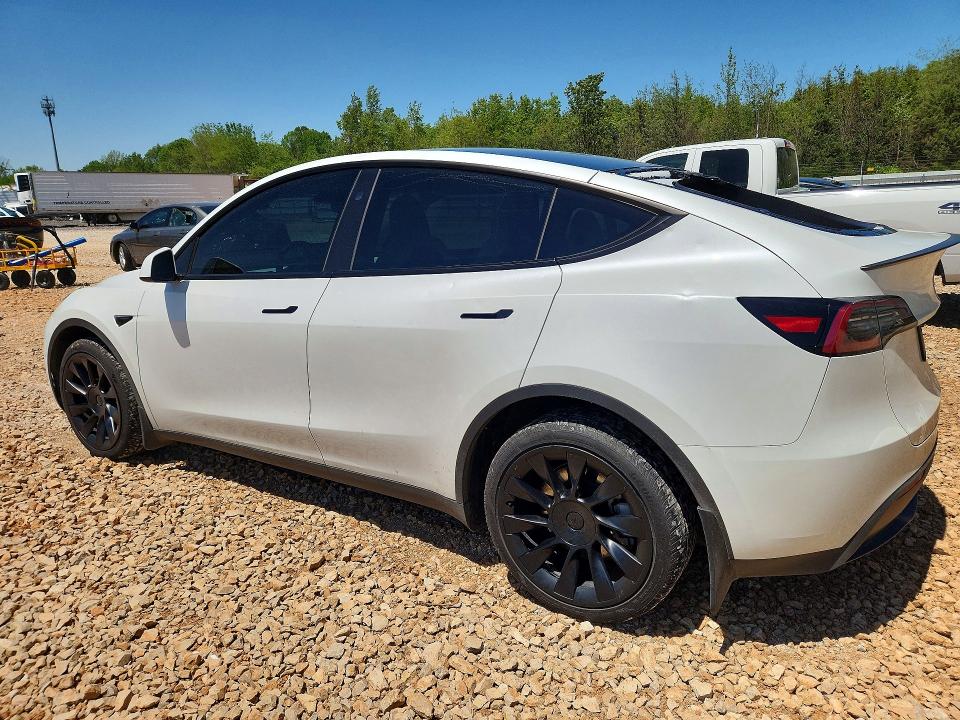 2024 Tesla Model y VIN 7SAYGDEE9RF160566 COPART salvage auction — HAIL, Salvage Title, sold $2,050 on 2026-07-29 (photo 2)