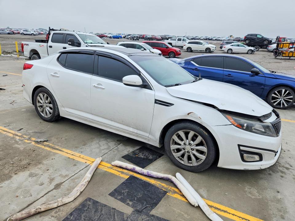 2015 Kia Optima VIN 5XXGN4A7XFG513654 COPART salvage auction — FRONT END, Ky - Cert Of Title-Salvage, sold $775 on 2026-07-30 (photo 4)