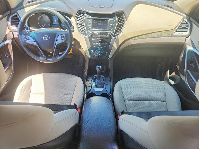 2018 Hyundai Santa fe VIN 5XYZT3LB3JG543092 COPART salvage auction — REAR END, Ca - Salvage Certificate, sold $2,050 on 2026-07-10 (photo 8)