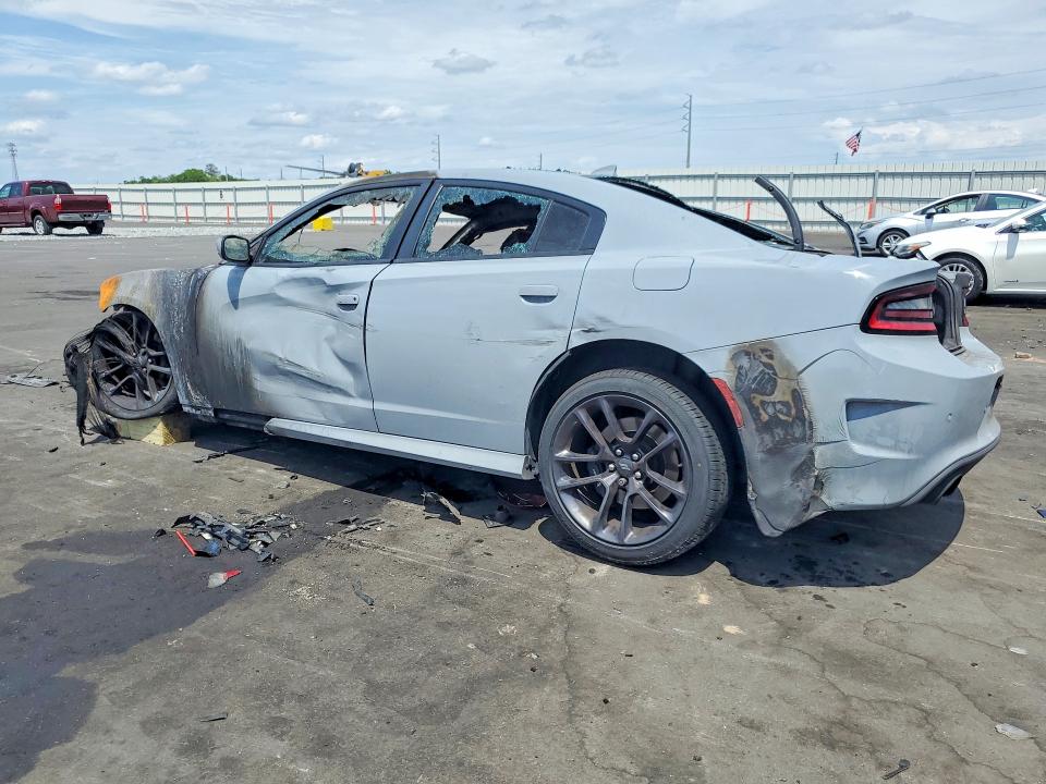 2022 Dodge Charger VIN 2C3CDXGJ0NH190088 COPART salvage auction — BURN, Fl - Cert Of Destruct-No Vin Plate, sold $15 on 2026-07-29 (photo 2)
