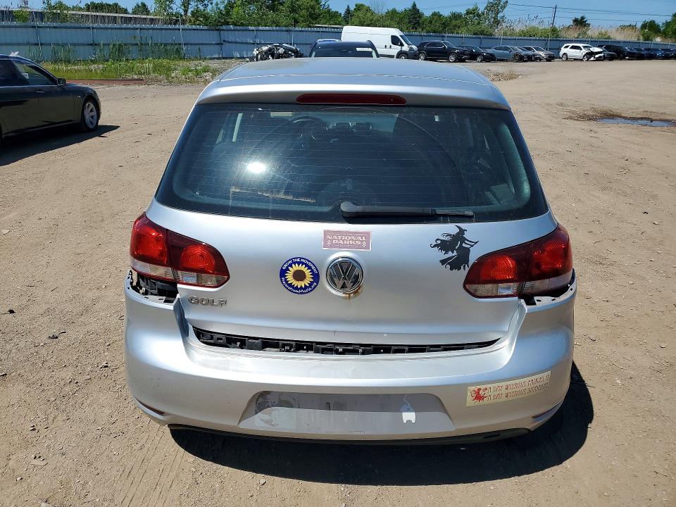 2014 Volkswagen Golf VIN WVWDB7AJ5EW011818 COPART salvage auction — REAR END, Oh - Cert Of Title-Salvage, sold $650 on 2026-07-09 (photo 6)