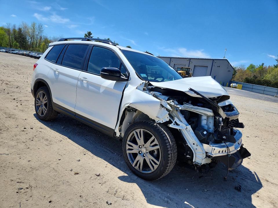 2021 Honda Passport VIN 5FNYF8H5XMB004192 COPART salvage auction — FRONT END, Ma - Cert Of Title-Salvage, sold $3,050 on 2026-07-09 (photo 4)