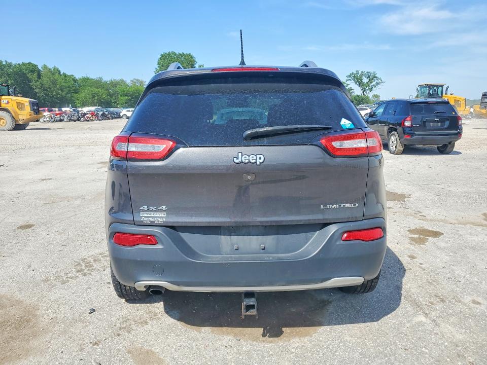 2014 Jeep Cherokee VIN 1C4PJMDB4EW203878 COPART salvage auction — FRONT END, Ia - Cert Of Title-Salvage Title, sold $550 on 2026-07-31 (photo 6)