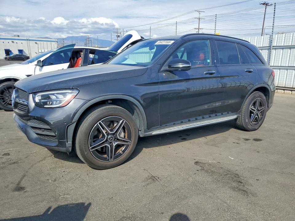 2022 Mercedes-benz Glc class VIN W1N0G8DBXNV331015 COPART salvage auction — FRAME DAMAGE, Ca - Dis/Dlr/Exp Only Clean Title (P), sold $13,100 on 2026-07-08 (photo 1)