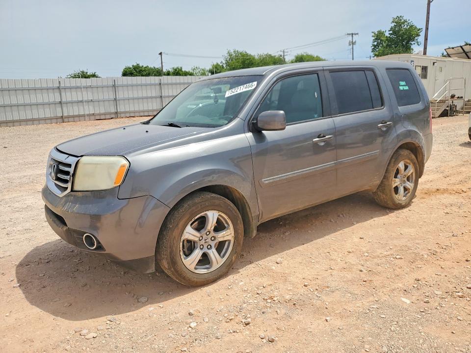 2012 Honda Pilot VIN 5FNYF4H49CB004392 COPART salvage auction — FRONT END, Ok - Cert Of Title-Salvage, sold $1,400 on 2026-07-09 (photo 1)