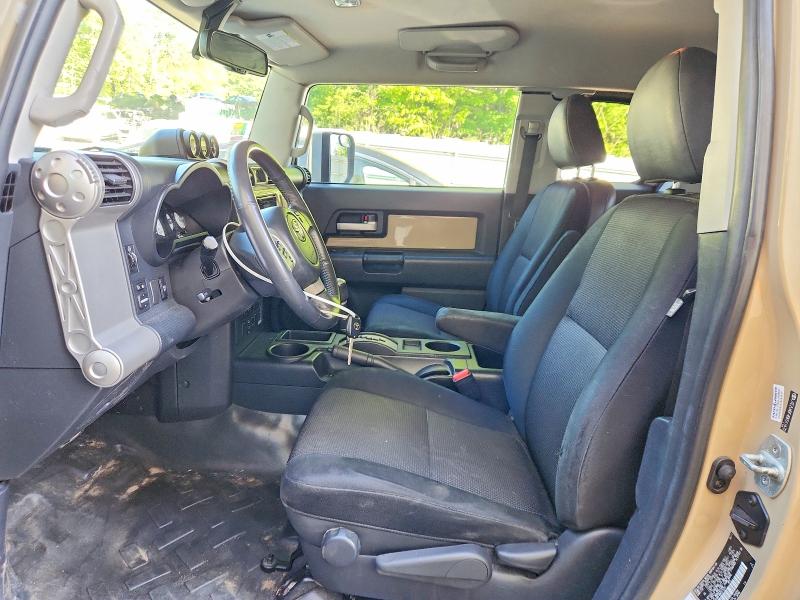 2011 Toyota Fj cruiser VIN JTEZU4BF4BK011672 COPART salvage auction — FRONT END, SC - CERT OF TITLE-SALVAGE, sold $3,150 on 2026-07-27 (photo 7)