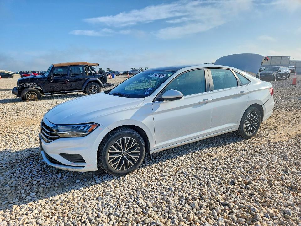 2019 Volkswagen VIN 3VWC57BU0KM063720 COPART salvage auction — REAR END, Tx - Salvage Vehicle Title, sold $70 on 2026-07-23 (photo 1)