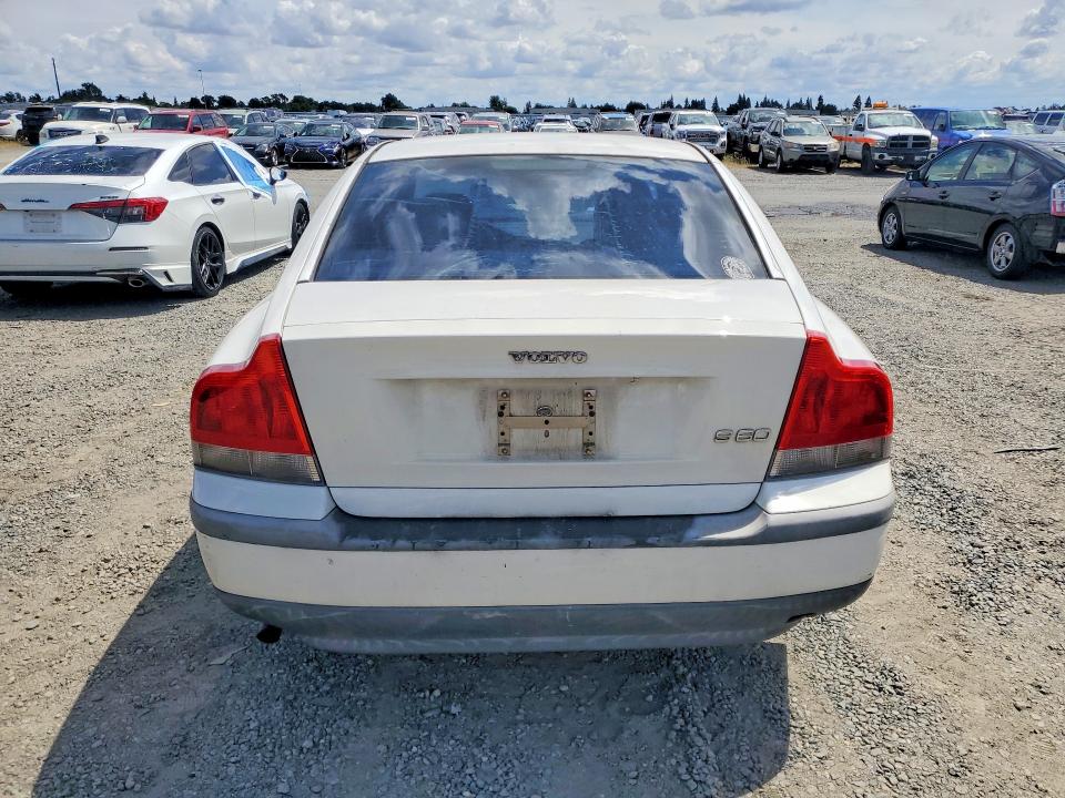 2003 Volvo S60 VIN YV1RS64A132252317 COPART salvage auction — SIDE, CA - SALVAGE CERTIFICATE, sold $350 on 2026-09-03 (photo 6)