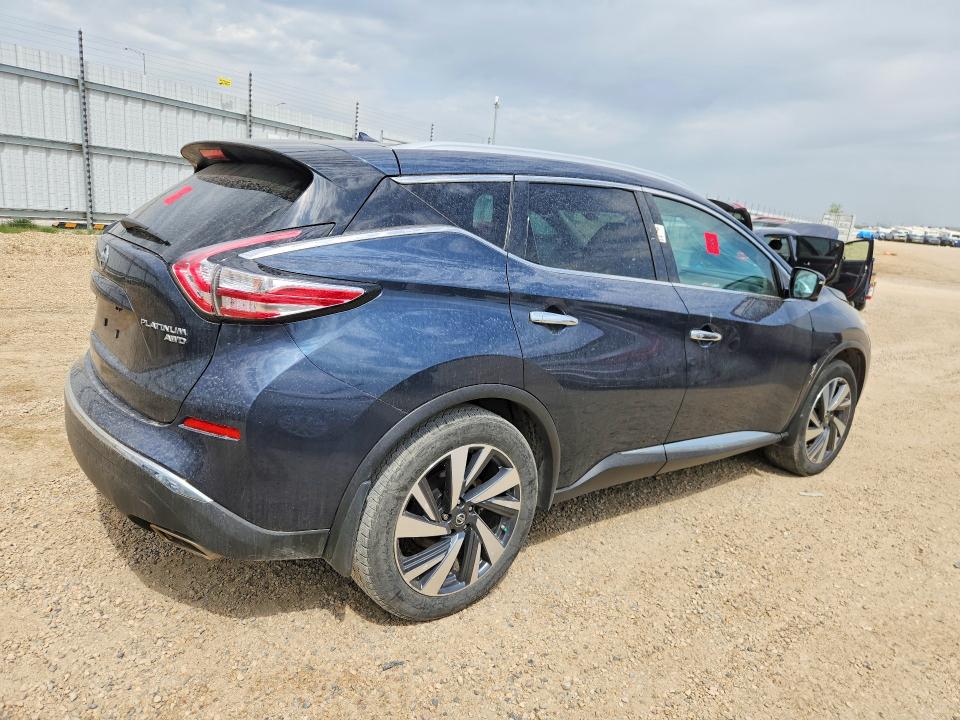 2016 Nissan Murano VIN 5N1AZ2MH9GN133595 COPART salvage auction — VANDALISM, Ab - Bos - Salvage, sold $2,000 on 2026-07-02 (photo 3)