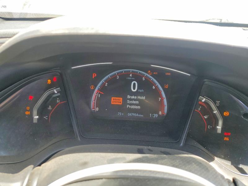 2021 Honda Civic VIN SHHFK7H43MU419180 COPART salvage auction — FRONT END, Il - Salvage Certificate, sold $5,600 on 2026-07-28 (photo 9)