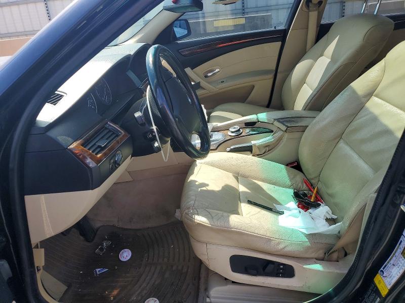 2008 BMW 5er VIN WBANU53508C116188 COPART salvage auction — REAR END, Nc - Salvage Certificate Of Title, sold $275 on 2026-07-22 (photo 7)