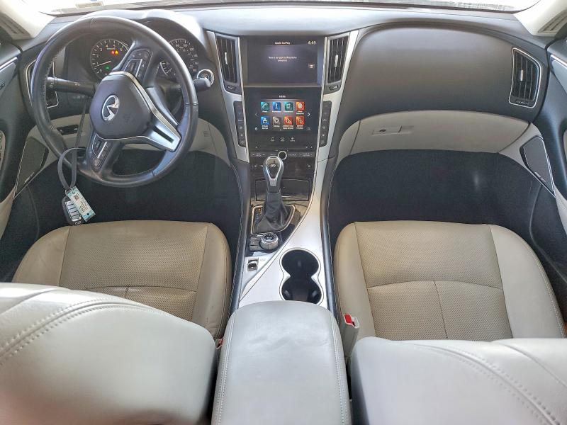 2022 Infiniti Q50 VIN JN1EV7BP8NM310653 COPART salvage auction — REAR END, CA - CERTIFICATE OF TITLE, sold $12,800 on 2026-07-14 (photo 8)