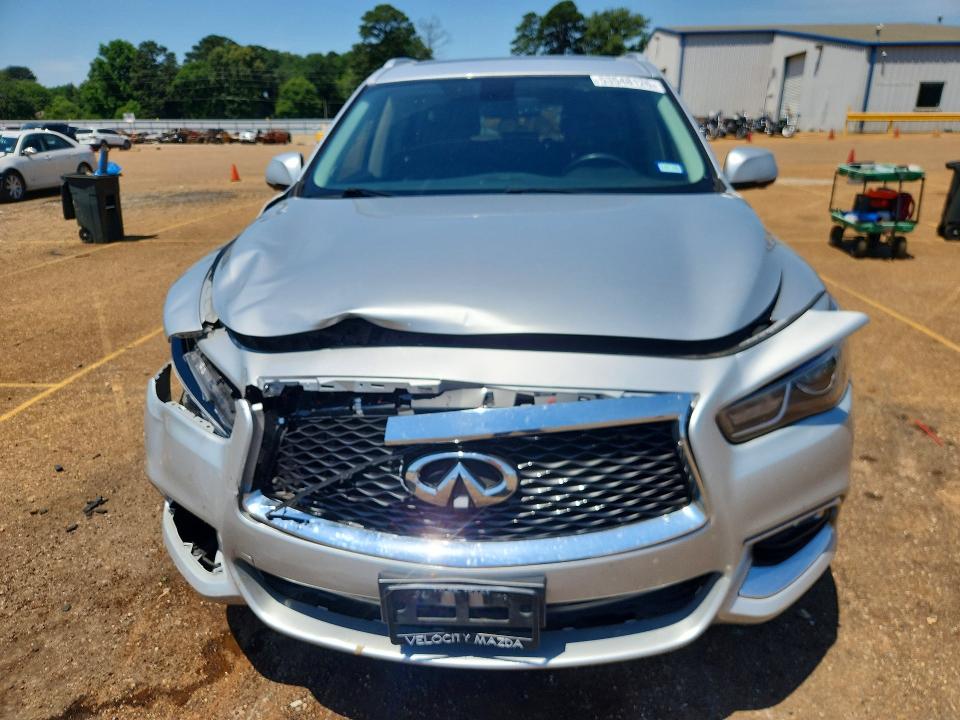 2017 Infiniti VIN 5N1DL0MM3HC501220 COPART salvage auction — FRONT END, Tx - Salvage Vehicle Title, sold $3,250 on 2026-07-06 (photo 5)