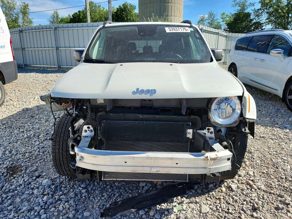 2021 Jeep Renegade VIN ZACNJDD13MPN32627 COPART salvage auction — FRONT END, Mi - Certificate Of Title, sold $4,100 on 2026-07-16 (photo 5)