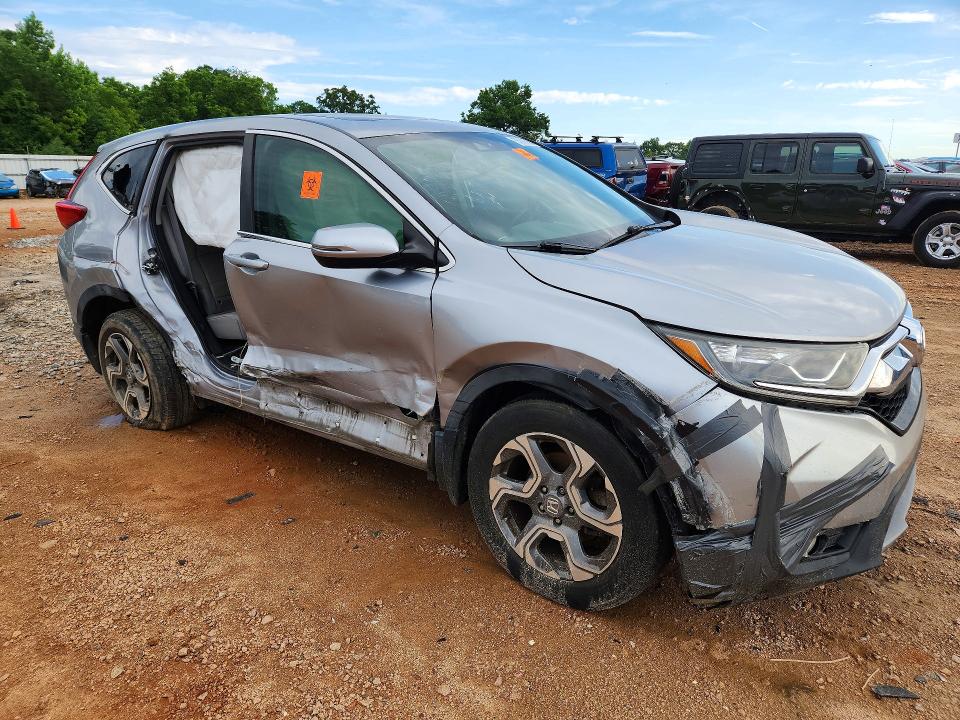 2019 Honda Cr-v VIN JHLRW2H86KX019757 COPART salvage auction — SIDE, Nc - Salvage Certificate Of Title, sold $4,900 on 2026-07-13 (photo 4)