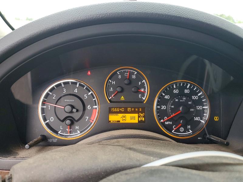 2008 Nissan Armada VIN 5N1AA08C98N600929 COPART salvage auction — FRONT END, Or - Salvage Title Certificate, sold $1,000 on 2026-07-27 (photo 9)