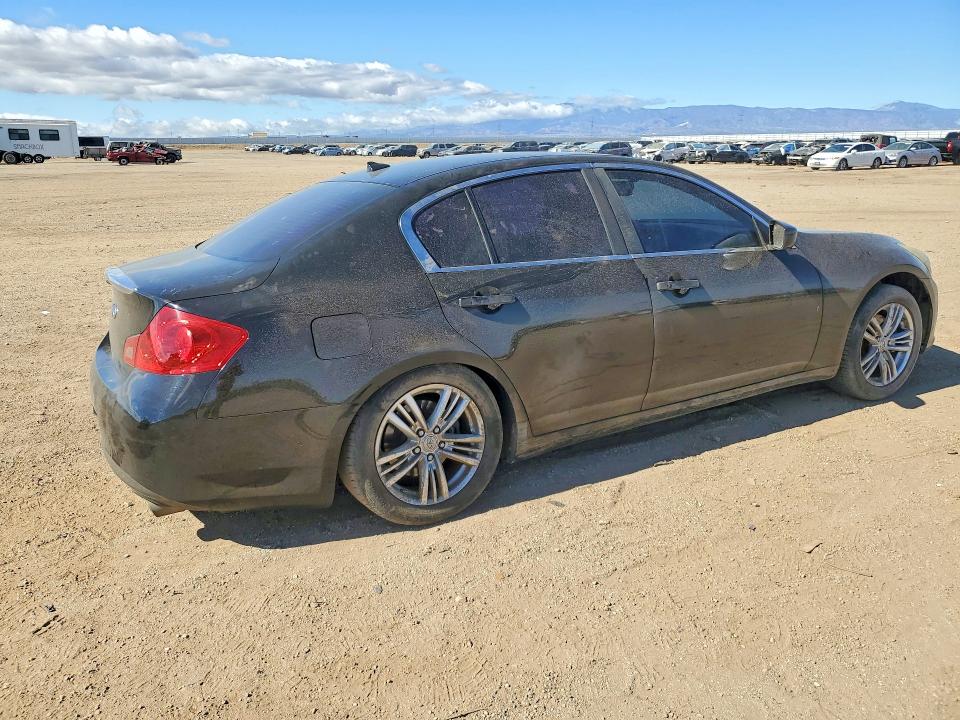 2013 Infiniti VIN JN1CV6AP9DM305799 COPART salvage auction — FRONT END, Ca - Salvage Certificate, sold $900 on 2026-07-06 (photo 3)