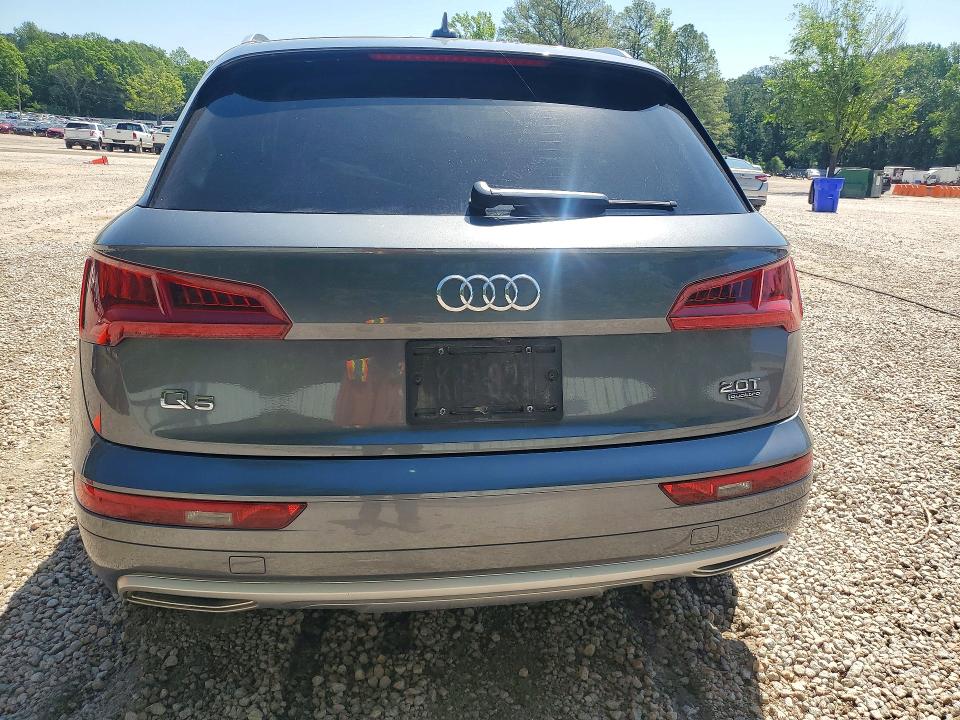2018 Audi Q5 VIN WA1ANAFY9J2222075 COPART salvage auction — FRONT END, Nc - Salvage Certificate Of Title, sold $6,200 on 2026-07-06 (photo 6)
