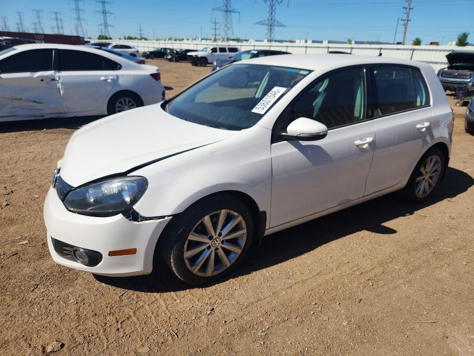 2014 Volkswagen VIN WVWDM7AJ0EW004835 COPART salvage auction — FRONT END, Il - Salvage Certificate, sold $900 on 2026-07-23 (photo 1)