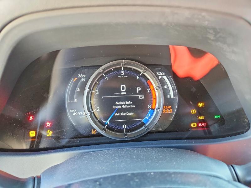2021 Lexus Ux VIN JTHE3JBHXM2037118 COPART salvage auction — FRONT END, CA - SALVAGE CERTIFICATE, sold $8,400 on 2026-07-24 (photo 9)