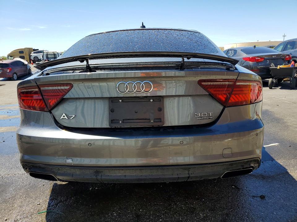 2018 Audi A7 VIN WAUW3AFC5JN001669 COPART salvage auction — FRONT END, Nv - Certificate Of Title, sold $1,900 on 2026-07-16 (photo 6)