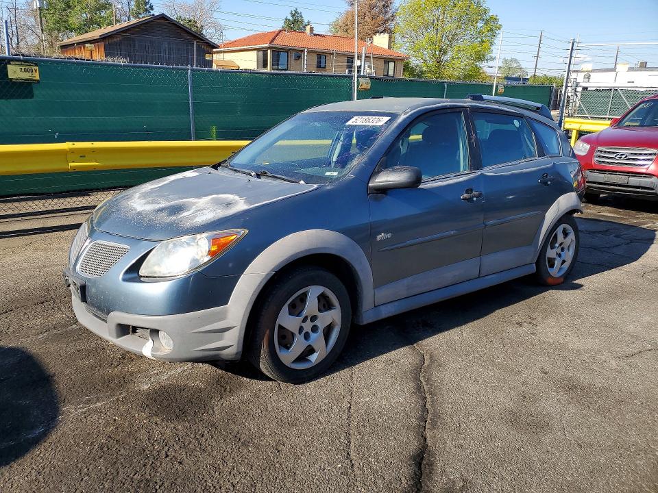 2007 Pontiac Vibe VIN 5Y2SL65857Z423227 COPART salvage auction — REAR END, CO - SALVAGE TITLE (P), sold $275 on 2026-07-16 (photo 1)