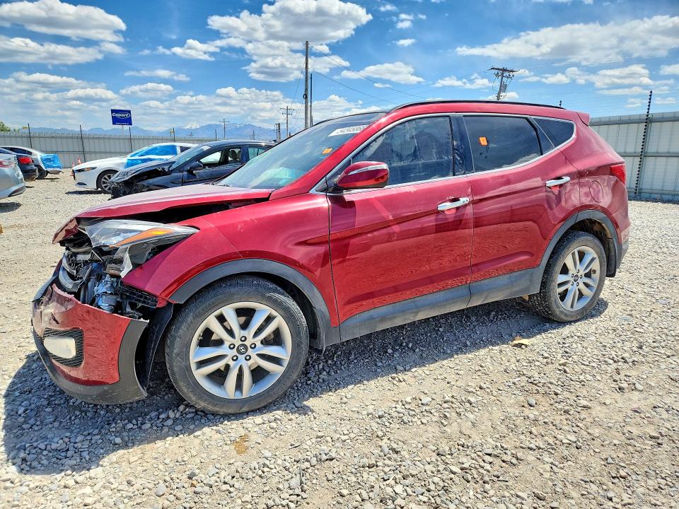 2015 Hyundai VIN 5XYZWDLA8FG266550 COPART salvage auction — FRONT END, Ut - Salvage Certificate, sold $350 on 2026-07-24 (photo 1)