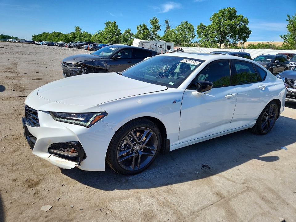 2025 Acura VIN 19UUB6F54SA003550 COPART salvage auction — SIDE, Mo - Salvage Certificate Of Title, sold $13,800 on 2026-07-31 (photo 1)