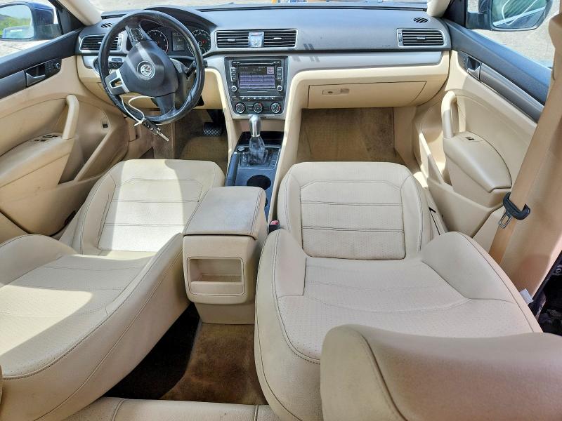 2015 Volkswagen Passat VIN 1VWAS7A30FC107618 COPART salvage auction — FRONT END, Fl - Certificate Of Destruction, sold $875 on 2026-07-09 (photo 8)