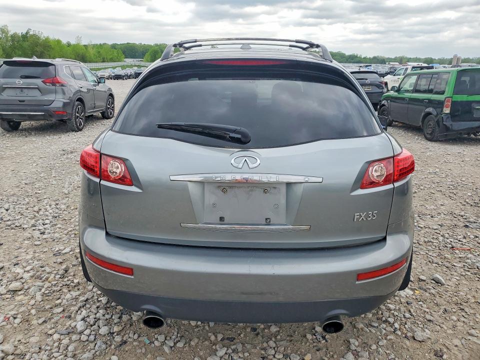 2008 Infiniti Fx35 VIN JNRAS08W28X210111 COPART salvage auction — REAR END, Il - Dealer Only Clean Title, sold $525 on 2026-07-02 (photo 6)