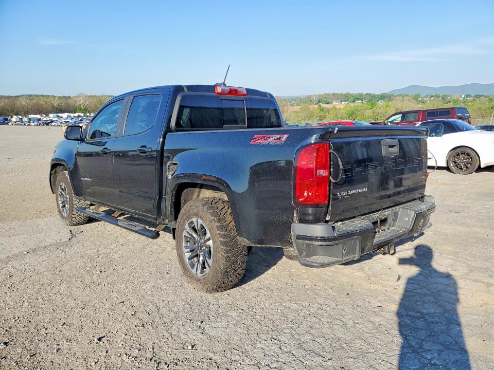 2021 Chevrolet Colorado VIN 1GCGTDENXM1233031 COPART salvage auction — SIDE, Pa - Certificate Of Salvage, sold $6,500 on 2026-07-02 (photo 2)