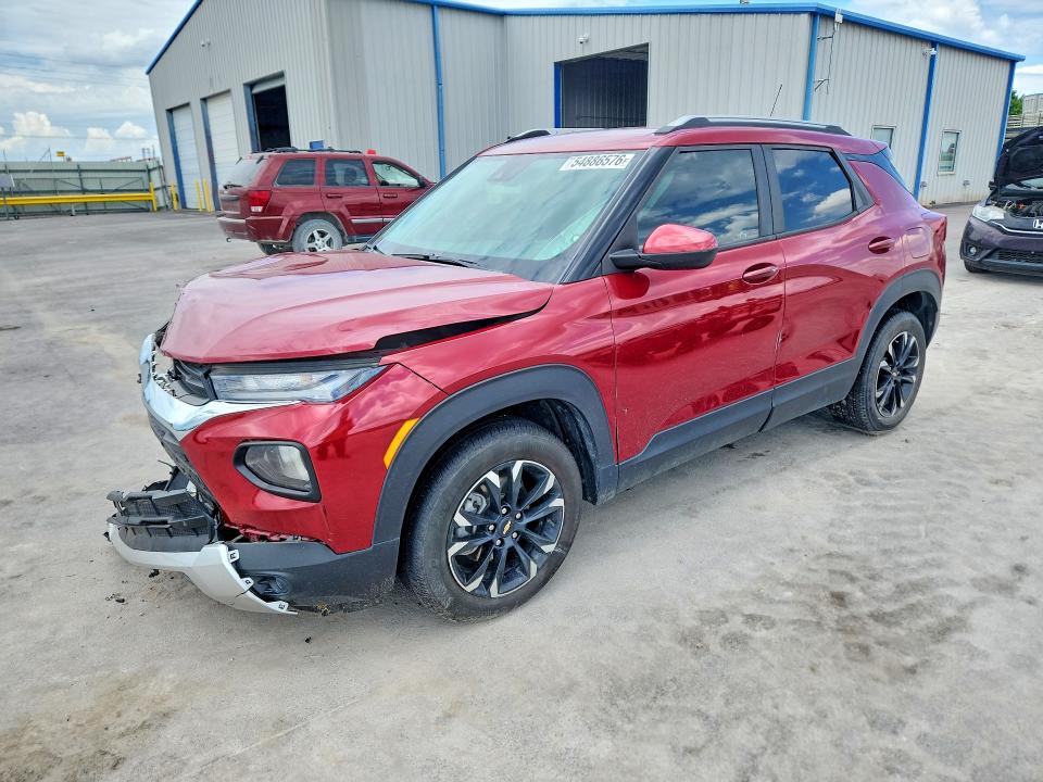 2021 Chevrolet Trailblazer VIN KL79MPS2XMB025403 COPART salvage auction — FRONT END, Ok - Cert Of Title-Salvage, sold $2,350 on 2026-07-06 (photo 1)