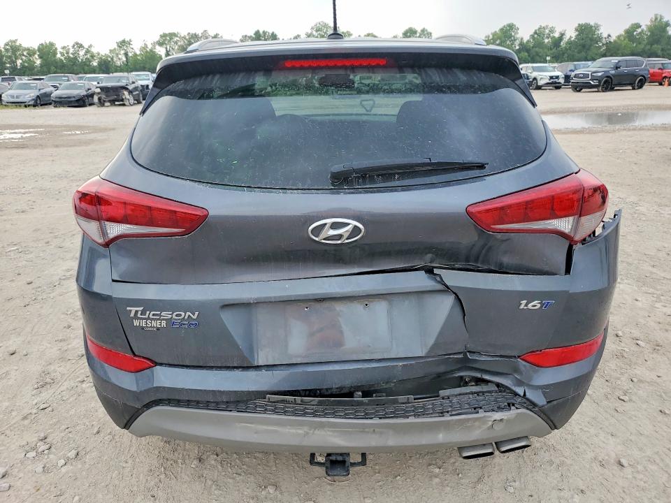 2017 Hyundai Tucson VIN KM8J33A28HU540029 COPART salvage auction — FRONT END, Tx - Salvage Vehicle Title, sold $2,650 on 2026-07-10 (photo 6)
