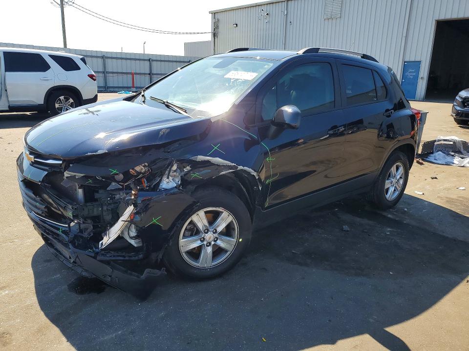 2021 Chevrolet VIN KL7CJPSB4MB351664 COPART salvage auction — FRONT END, Fl - Certificate Of Destruction, sold $1,350 on 2026-07-20 (photo 1)