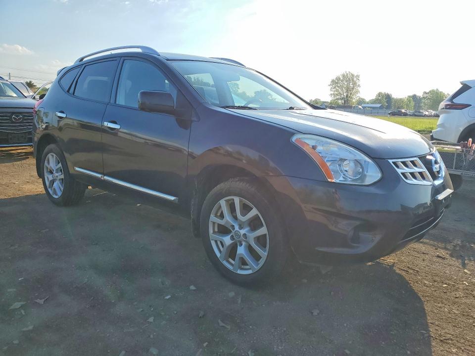 2013 Nissan Rogue VIN JN8AS5MV0DW655378 COPART salvage auction — HAIL, Oh - Cert Of Title-Salvage, sold $1,450 on 2026-07-09 (photo 4)