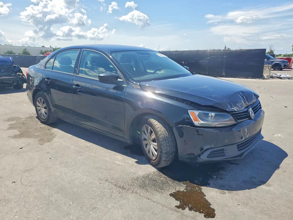 2014 Volkswagen Jetta VIN 3VW2K7AJ7EM442021 COPART salvage auction — FRONT END, FL - CERT OF TITLE SLVG REBUILDABLE, sold $750 on 2026-07-02 (photo 4)