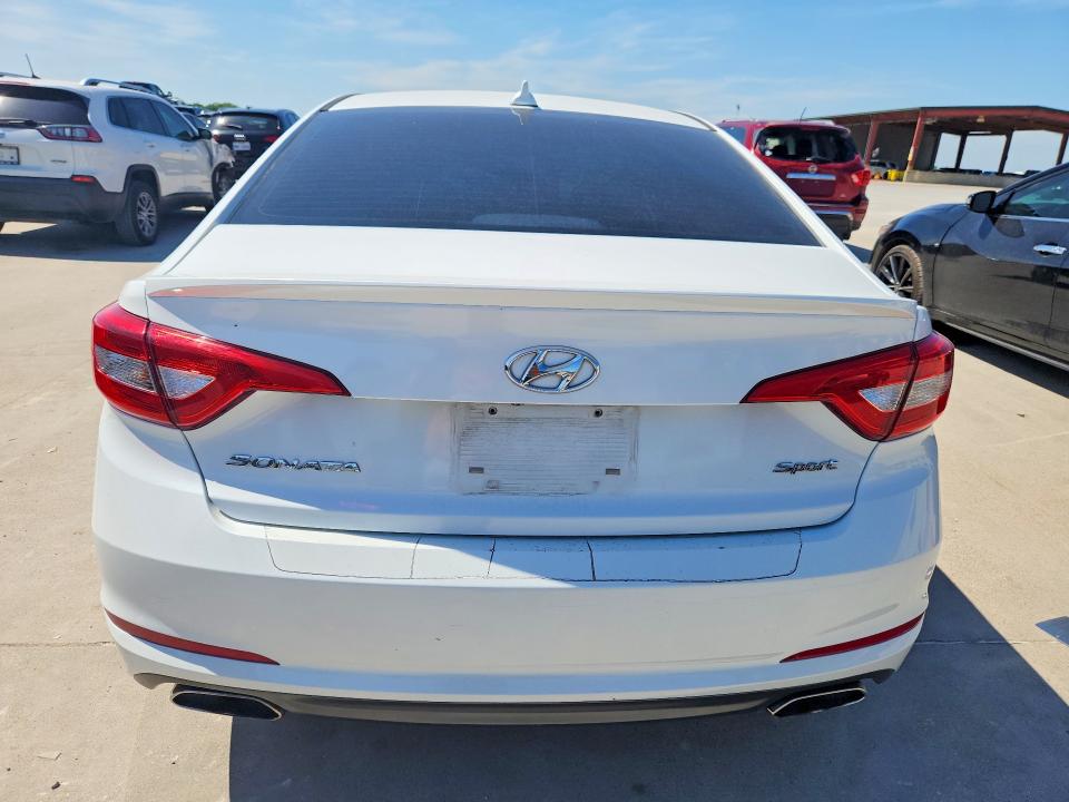2017 Hyundai VIN 5NPE34AF1HH474092 COPART salvage auction — HAIL, Tx - Certificate Of Title, sold $675 on 2026-07-09 (photo 6)