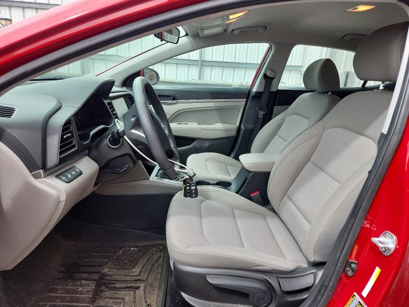 2020 Hyundai Elantra VIN KMHD84LF7LU022345 COPART salvage auction — HAIL, In - Cert Of Title-Salvage Title, sold $3,600 on 2026-07-20 (photo 7)
