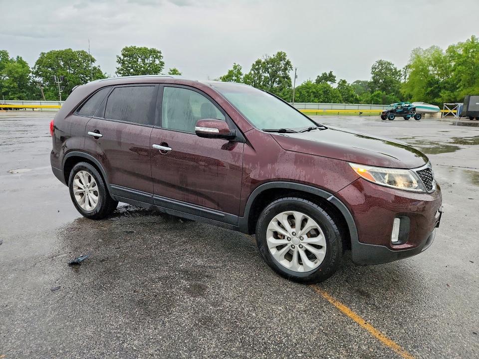 2014 Kia VIN 5XYKU4A7XEG476080 COPART salvage auction — HAIL, Mo - Salvage Certificate Of Title, sold $1,450 on 2026-07-06 (photo 4)