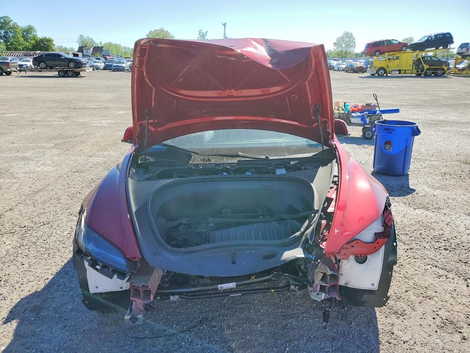 2025 Tesla Model 3 VIN 5YJ3E1EB7SF952531 COPART salvage auction — FRONT END, On - Permit Salvage, sold $13,100 on 2026-07-09 (photo 5)