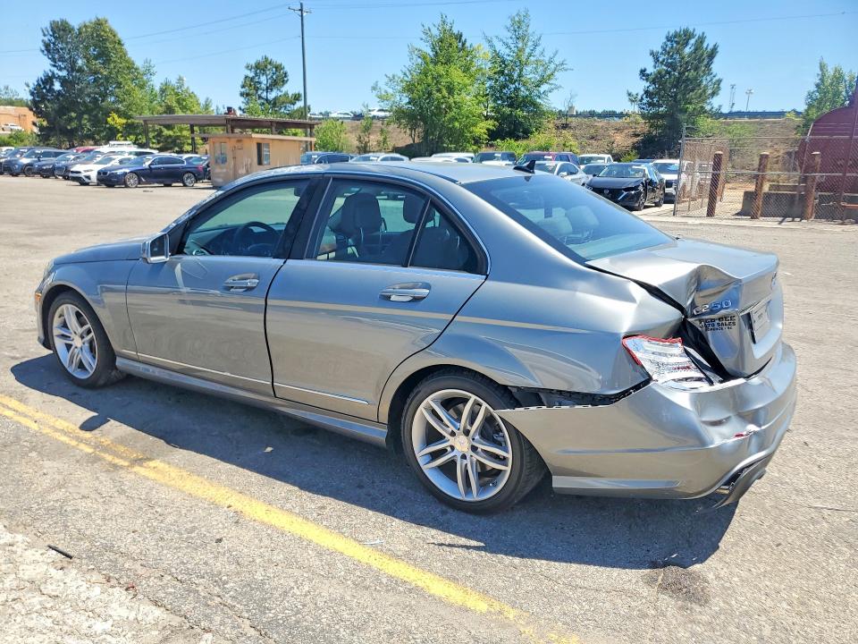 2014 Mercedes-benz C class VIN WDDGF4HB0ER306036 COPART salvage auction — REAR END, Sc - Cert Of Title-Salvage, sold $1,900 on 2026-07-31 (photo 2)