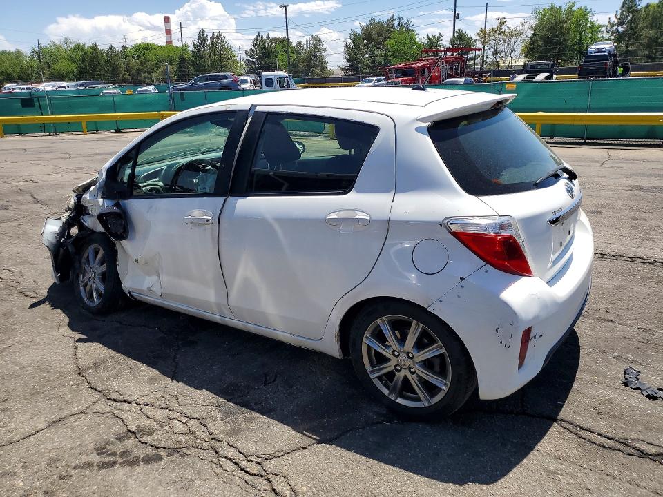 2012 Toyota Yaris VIN JTDKTUD30CD516190 COPART salvage auction — FRONT END, Co - Public - Salvage Title, sold $1,550 on 2026-07-16 (photo 2)