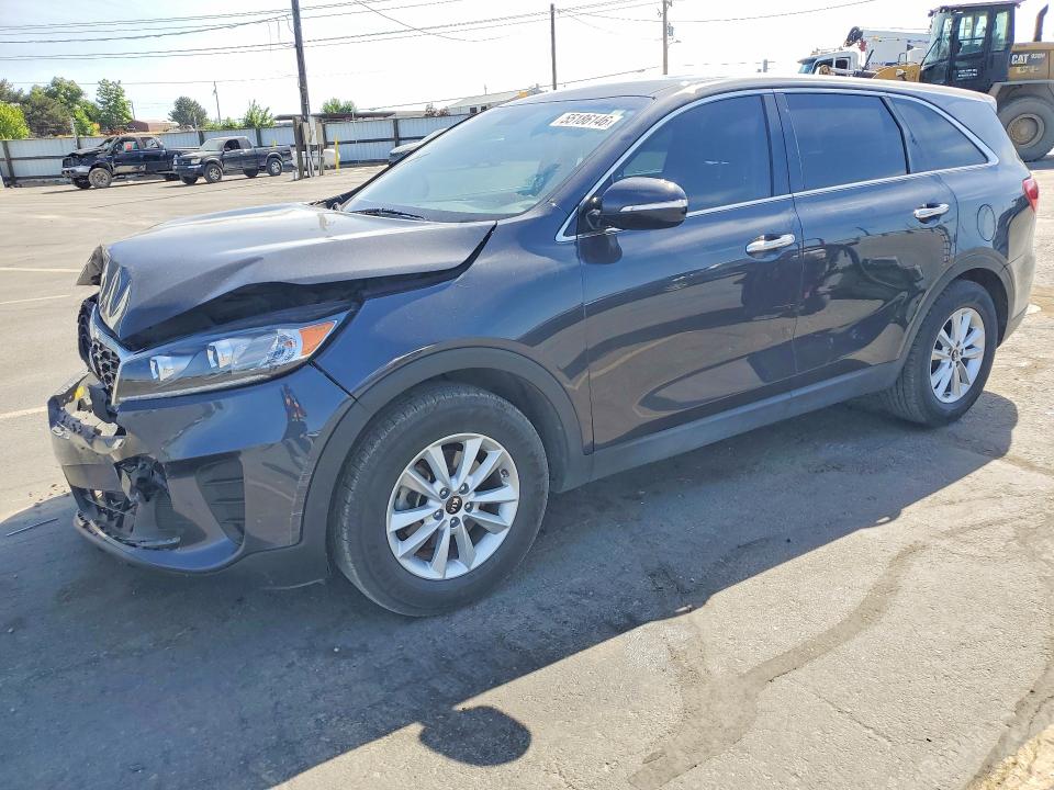 2019 Kia Sorento VIN 5XYPG4A51KG468313 COPART salvage auction — FRONT END, Id - Salvage Certificate Of Title, sold $2,150 on 2026-07-09 (photo 1)