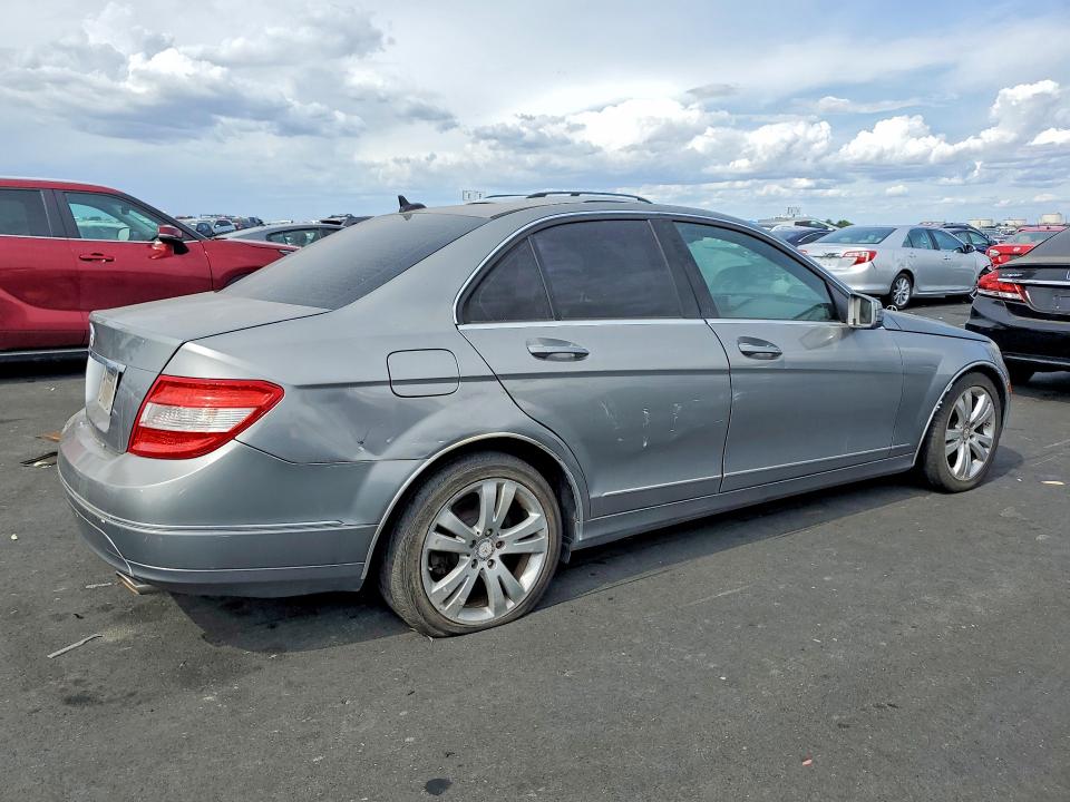 2010 Mercedes-benz C-klasse VIN WDDGF5EB2AF436163 COPART salvage auction — SIDE, Ca - Salvage Certificate, sold $375 on 2026-08-10 (photo 3)